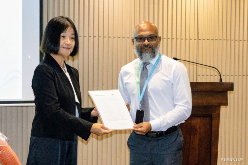 ކާރިސީ ޙާލަތްތަކުގައި ބޭނުންކުރާ ސާމާނު ޖަޕާނުން އެންޑީއެމްއޭއަށް ހަދިޔާކޮށްފި