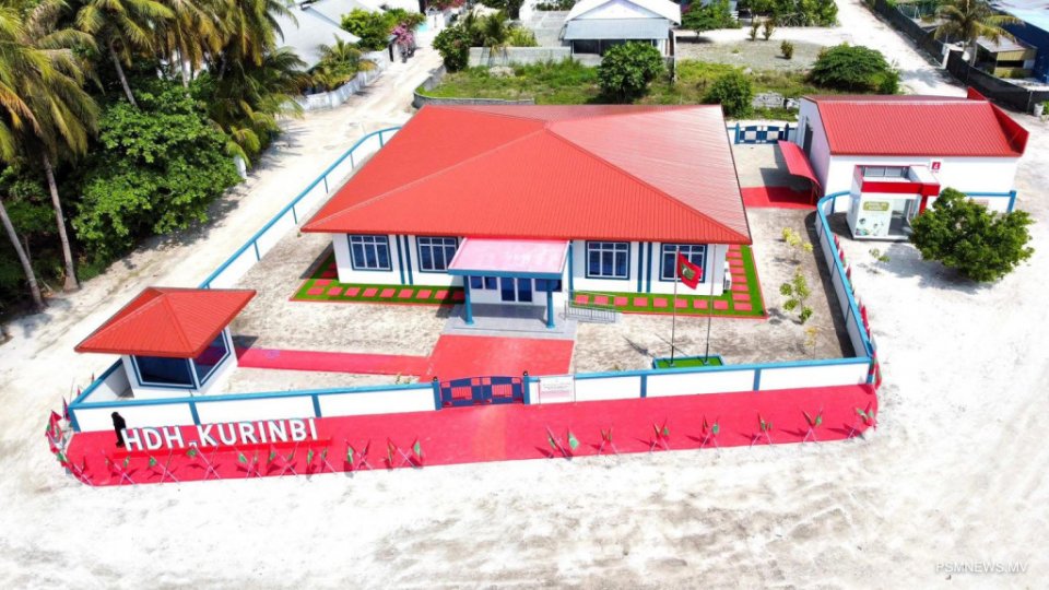 ކުރިނބީ ކައުންސިލް އިދާރާގެ އައު އިމާރާތް ހުޅުވައިފި