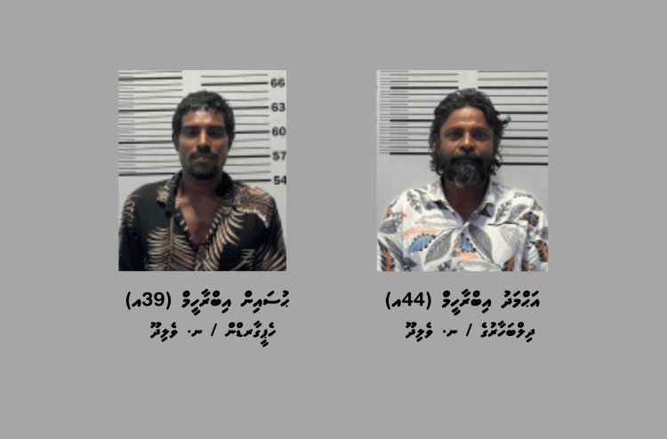 ޑައިމޯފިން ޓްރެފިކް ކުރި ދެ މީހަކު އުމުރު ދުވަހަށް ޖަލަށް