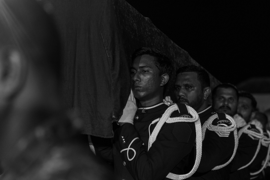 އެމްއެންޑީއެފް ރެސްކިއު ޑައިވްގައި މަރުވި މަހުދީގެ ޖަނާޒާ ރަސްމީ އިއްޒަތުގައި ބާއްވައި ވަޅުލައިފި