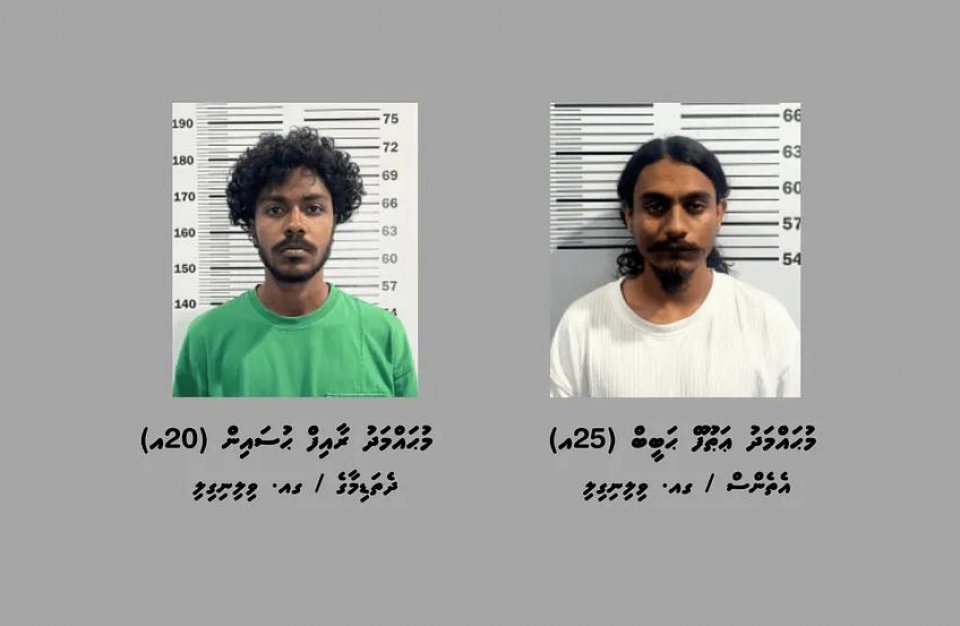 ކުޑަކުދިން ލައްވާ ޑްރަގް ވިޔަފާރި ކުރުވި 2 މީހަކު ހައްޔަރުކޮށްފި