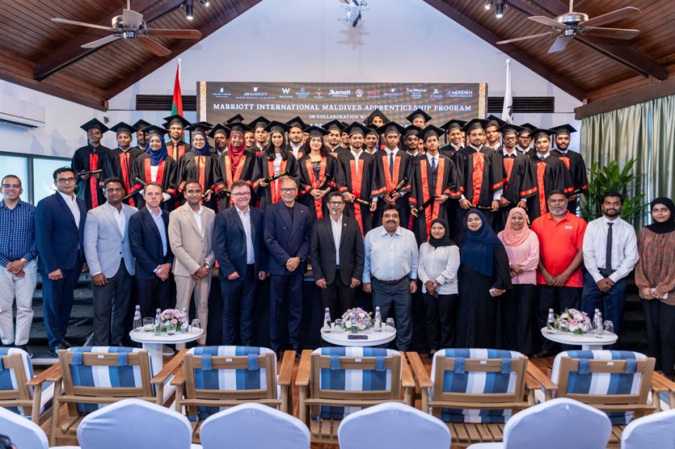 މެރިއަޓް އެޕްރެންޓިސްޝިޕް ޕްރޮގްރާމްގެ 3 ވަނަ ބުރުން 40 ކުދިން ދަސްވެނިވެއްޖެ