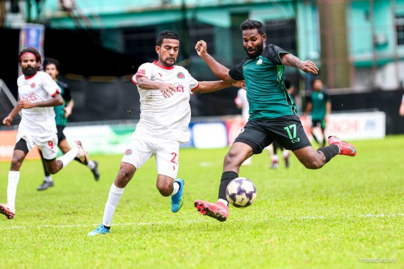 ދިވެހި ލީގު ކޮލިފައިން: ގްރީނާއި ހުރާ އެއްވަރު
