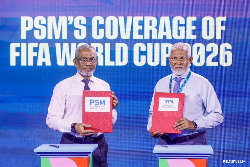 ވޯލްޑް ކަޕް ކަވަރޭޖުގެ މެއިން ސްޕޮންސަރަކަށް މޯލްޑިވްސް ޕޯސްޓް