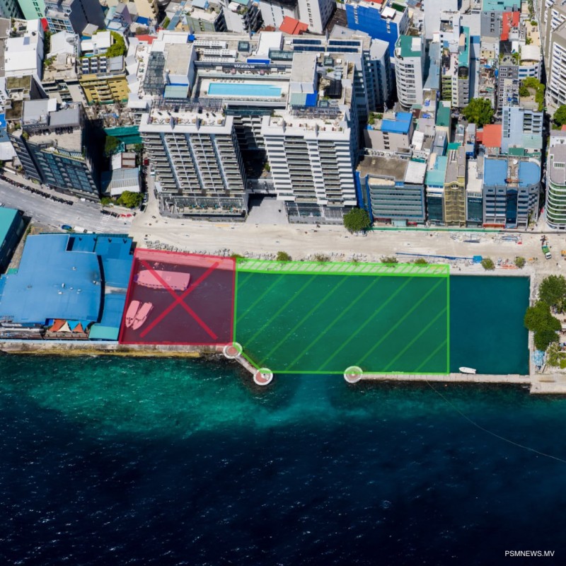 ޕޯސްޓް އޮފީހާއި ނަސަންދުރަ ހިމެނޭ ސަރަޙައްދު ލަފާ ފުރުމަށް ހުޅުވާލައިފި
