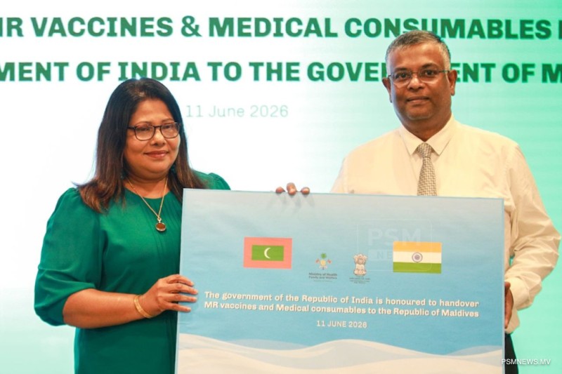 މީސްލްސް ވެކްސިންގެ 20 ހާސް ޑޯސް އިންޑިޔާއިން ހަދިޔާކޮށްފި