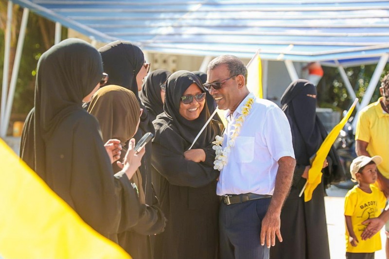 ކޮންމެ އާއިލާއަކަށް 60،000 ރުފިޔާގެ އާމްދަނީއެއް ލިބެން ޖެހޭ، އެމްޑީޕީން އެކަން ކޮށްދޭނަން: ނަޝީދު