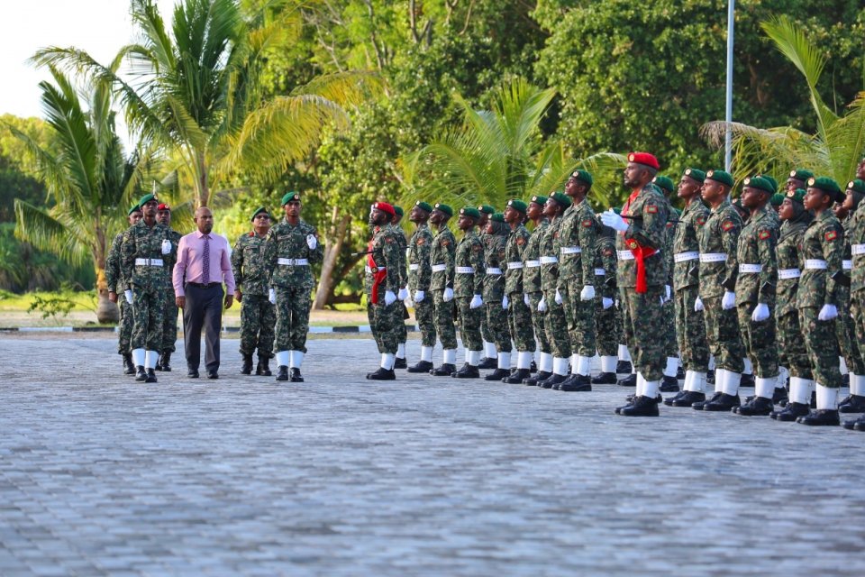 ސިފައިންގެ އަސާސީ ތަމްރީނު ކޯހުން 137 ދަރިވަރުން ދަސްވެނިވެއްޖެ