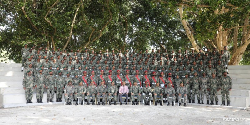 ސިފައިންގެ އަސާސީ ތަމްރީނު ކޯހުގެ ދަސްވެނިވުން ބާއްވައިފި