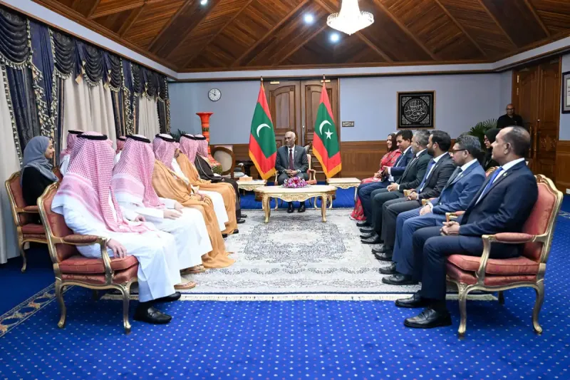 ސަޢޫދީ ޢަރަބިއްޔާގެ ވަފުދެއް ރައީސް މުއިއްޒު އާ ބައްދަލު ކުރައްވައިފި