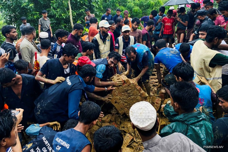 ބިންގަނޑު ކަނޑައިގެންދާތީ ރޮހިންޔާ ރެފިޔުޖީން ރައްކާތެރި ސަރަހައްދުތަކަށް