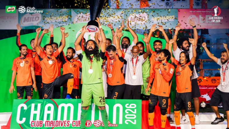 ކްލަބް މޯލްޑިވްސް ކަޕް 2026: ޖެހިޖެހިގެން ދެވަނަ އަހަރު ކާމިޔާބުކޮށް އާރުއާރުސީން ތަށި ދިފާއުކޮށްފި