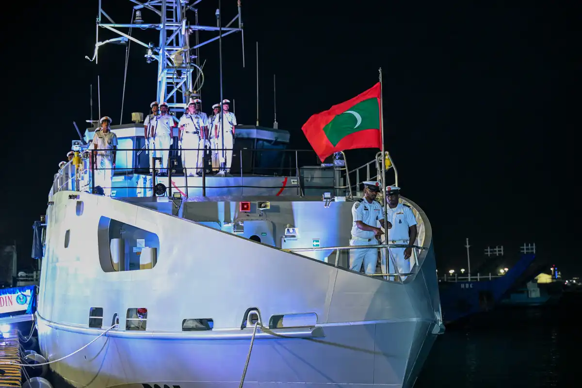 އޮސްޓްރޭލިޔާއިން ހަދިޔާކުރި ޕެޓްރޯލް ބޯޓު ކަމިޝަން ކުރުމުގެ ރަސްމިއްޔާތުގެ ތެރެއިން