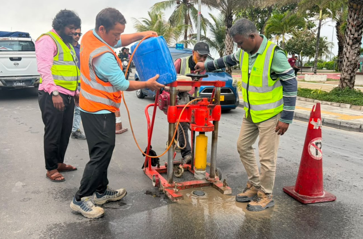 މަރާމާތުގެ ކުރިން އަމީނީމަގުގެ ސާވޭ ހަދައިފި