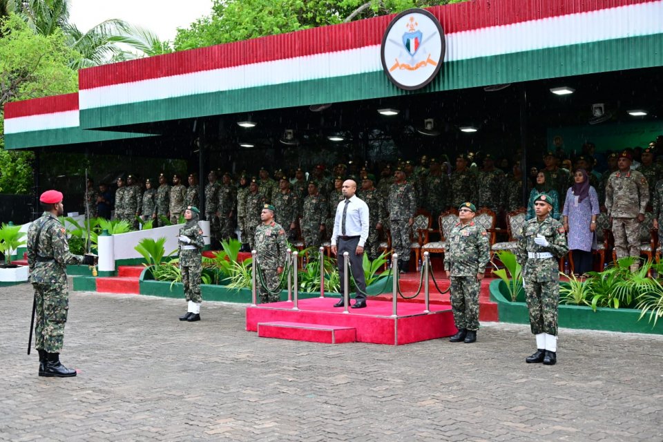 ސިފައިންގެ އަސާސީ ތަމްރީނު ކޯހުން 116 ދަރިވަރުން ދަސްވެނިވެއްޖެ