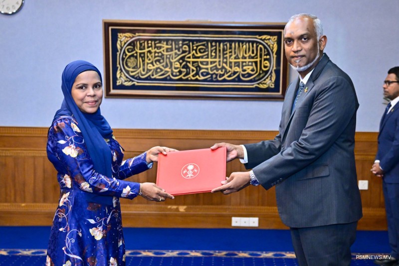 އީޔޫއާއި ބެލްޖިއަމްގެ ސަފީރަކަށް ދިޔާނާ ޢައްޔަންކުރައްވައިފި