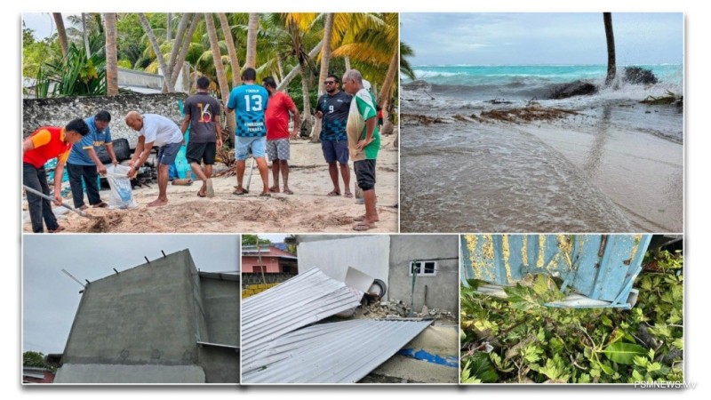 ވިއްސާރާގައި ވައިގަދަވެ އުދައެރުމުން ރަށްރަށަށް ގެއްލުންތަކެއް