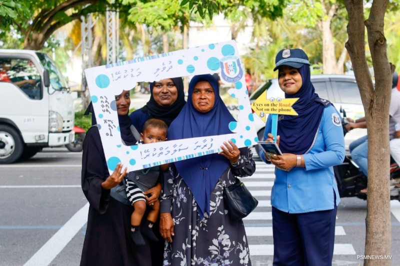 މަގުމަތީގެ ރައްކާތެރިކަމަށް ހޭލުންތެރިކުރަން ހުޅުމާލޭގައި ރޯޑްޝޯއެއް