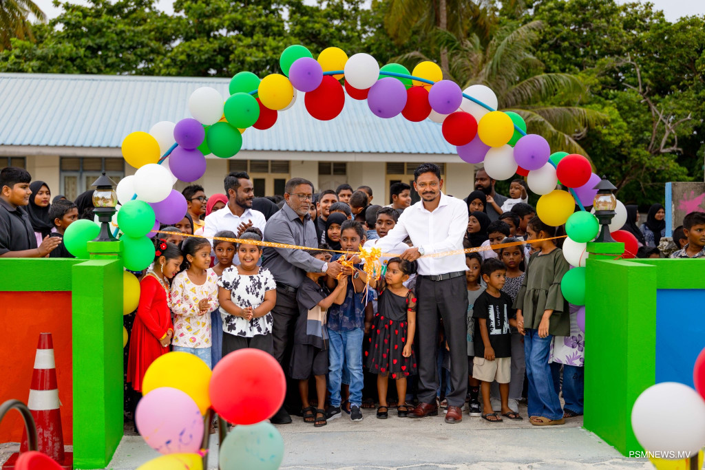 ހެނބަދޫއާއި ކެނދިކުޅުދޫގައި ތަރައްޤީކުރި ކުޑަކުދިންގެ ޕާކު ހުޅުވައިފި