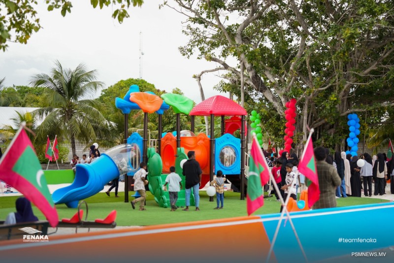 ނ. މާޅެންދޫއާއި ކުޑަފަރީގައި ތަރައްޤީކުރި ކުޑަކުދިންގެ ޕާކު ހުޅުވައިފި