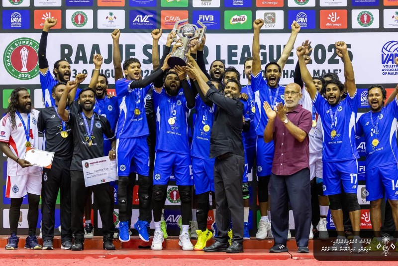 ތިން ސެޓުން ގޮއިދޫ ބަލިކޮށް، ރާއްޖެ ސުޕަ ލީގުގެ ޗެމްޕިއަންކަން ފެލިދޫއަށް