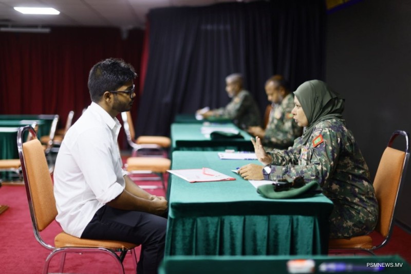 ވަޠަނީ ޚިދުމަތުގެ 4ވަނަ ބުރު: މާލެ ސަރަހައްދުގެ އިންޓަވިއުތައް ނިމިއްޖެ