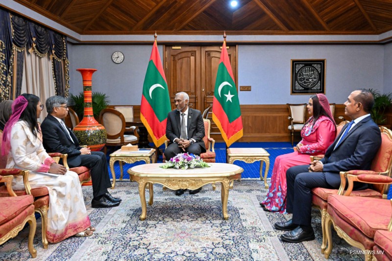 ރައީސްގެ އަރިހަށް ސާކްގެ ސެކްރެޓަރީ ޖެނެރަލް ވަދާއީ އިޙްތިރާމްގެ ޒިޔާރަތެއް