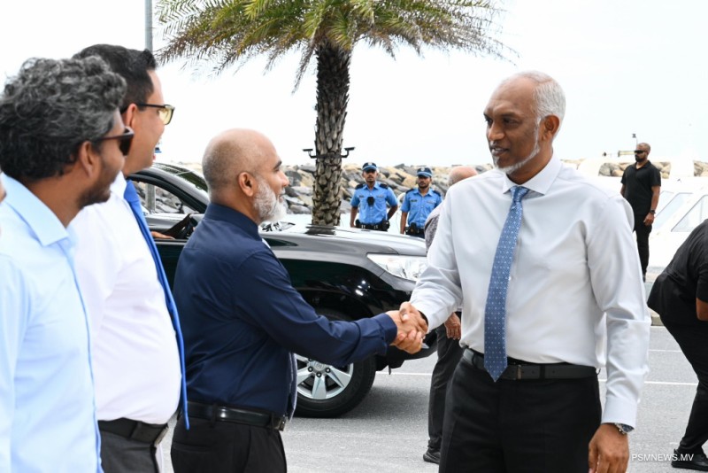 ޢަރަބިއްޔާ ސްކޫލުގެ އައު އިމާރާތުގެ މަސައްކަތް ރައީސުލްޖުމްހޫރިއްޔާ ބައްލަވާލައްވައިފި