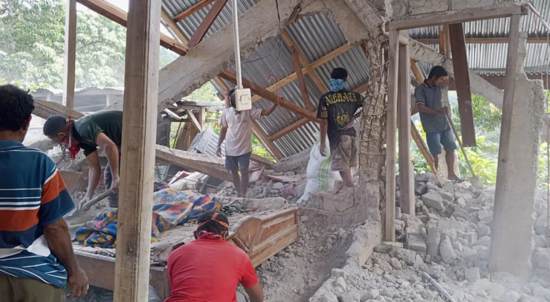 އިންޑޮނޭޝިއާގެ ސުމަތުރާއަށް ވެސް ބާރުގަދަ ބިންހެލުމެއް؛ ރާއްޖެއަށް ނުރައްކަލެއް ނެތް