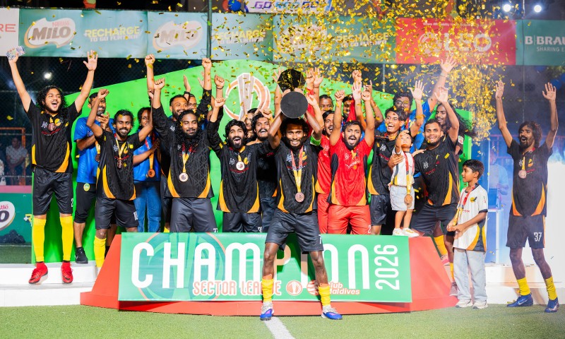 ކުލަބް މޯލްޑިވްސް ސެކްޓަރ ލީގު 2026 ގެ ޗެމްޕިއަންކަން ކުލަބު ހޯކްސްއަށް