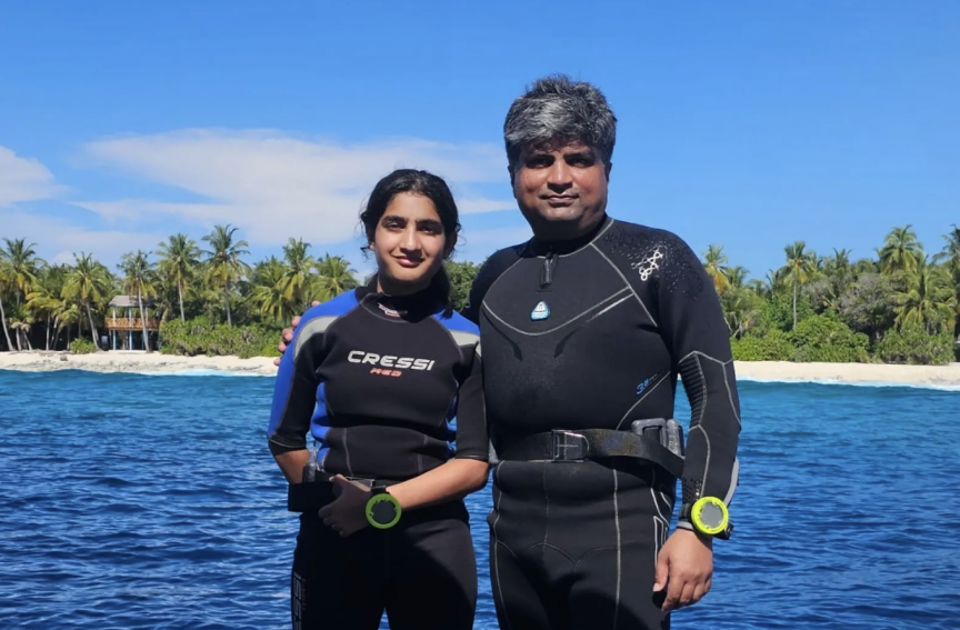 100 ވަނަ ޑައިވް، ދަރިފުޅާއެކު ފުވައްމުލަކުގައި ފުރިހަމަކޮށްފި