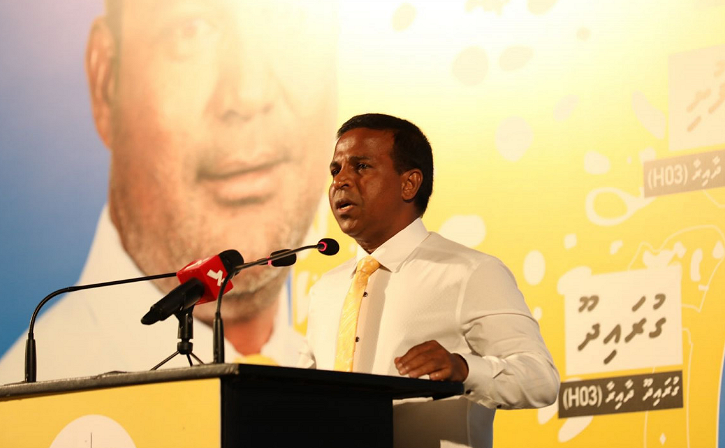 ޝާހިދުގެ ކެމްޕެއިނުގައި ބައިވެރިވުމަށް އެމްޑީޕީގެ ޑެޕިއުޓީ ޗެއާޕާސަން އަޙުމަދު އަބްދުﷲ އިސްތިއުފާ ދެއްވައިފި