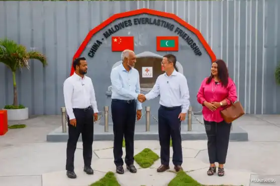 ސިނަމާލެ ބްރިޖަކީ ހަމައެކަނި ރާއްޖޭގެ އުމްރަނީ ތަރައްގީ ދައްކައިދޭ މަޝްރޫއެއް ނޫން، އެއީ ރާއްޖެ އަދި ޗައިނާއާ ދެމެދު އޮތް އެކުވެރިކަން ދައްކައިދޭ މަޝްރޫއެއް: ރައީސް މުއިއްޒު
