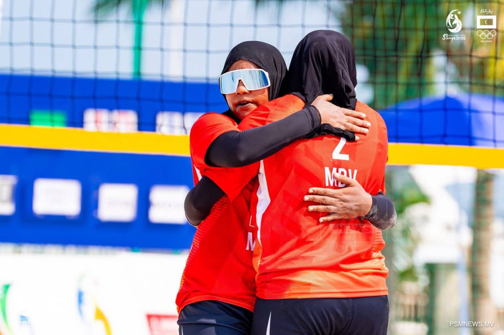 އޭޝިއަން ގޭމްސްއަށް ތައްޔާރުވާން އަންހެން ބީޗްވޮލީ ޕެއާ ބޫޓާނަށް