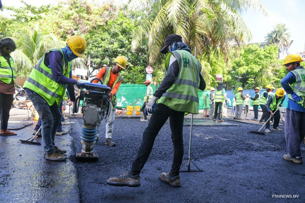 އަމީނީމަގު ސެގްމެންޓް 1: ތާރުއެޅުމުގެ މަސައްކަތް ފަށައިފި