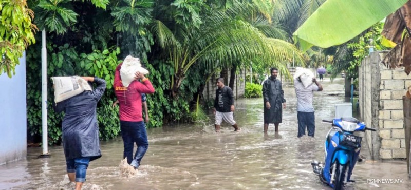 އިނގުރައިދޫ، 30 ގެއަކަށް ފެންވަދެ 15 ގެއަކަށް އެކިވަރުގެ ގެއްލުން