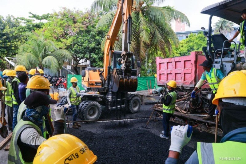 އަމީނީމަގު ސެގްމެންޓް 1: ތާރުއެޅުމުގެ މަސައްކަތް ފަށައިފި