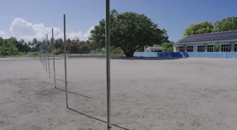 އަހަރެއް ވެގެން ދިޔައިރު ހިތާދޫ މަލްޓިޕަރޕަސް ހޯލުގެ އަމަލީ އެއްވެސް މަސައްކަތެއް ނުކުރޭ، ޖެހި ދާގަނޑު ވެސް މިހާރު ނެތް!