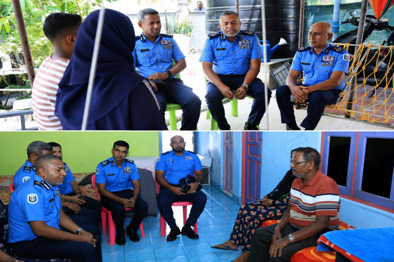 މީގެ 14 އަހަރުކުރިން ކާށިދޫގައި މަރާލި ސާޖަންޓް އާދަމް ހަލީމްގެ އާއިލާއާ ސީޕީ ބައްދަލުކުރައްވައިފި