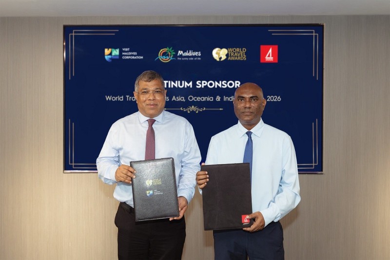 ވޯލްޑް ޓްރެވަލް އެވޯޑުގެ ޕްލެޓިނަމް ޓައިޓަލް ސްޕޮންސަރަކަށް ބީއެމްއެލް