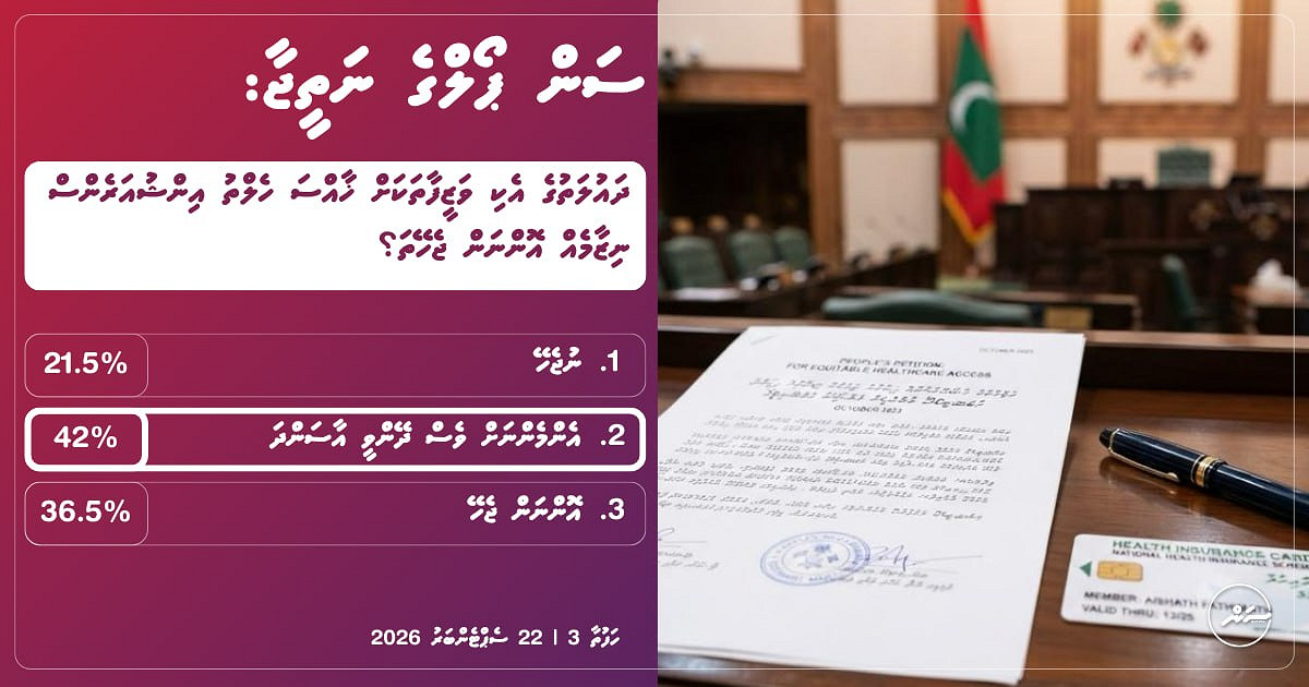 ސަން ޕޯލް: ވަކިވަކި އިންޝުއަރެންސް ދޭކަށް ތާއީދެއް ނުކުރޭ، އެންމެންނަށް ވެސް ދޭންވީ އާސަންދަ!