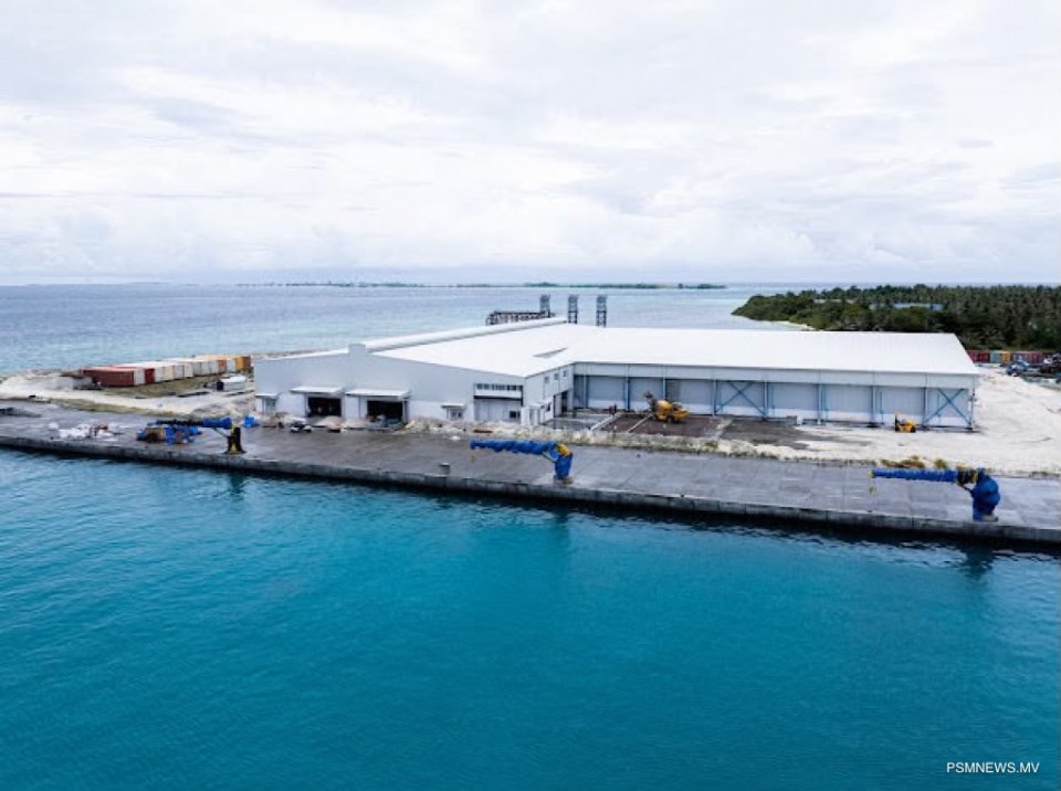 ފެލިވަރު ކޯލްޑް ސްޓޯރޭޖުގެ މަސައްކަތް ނިމުމަކާއި ގާތަށް