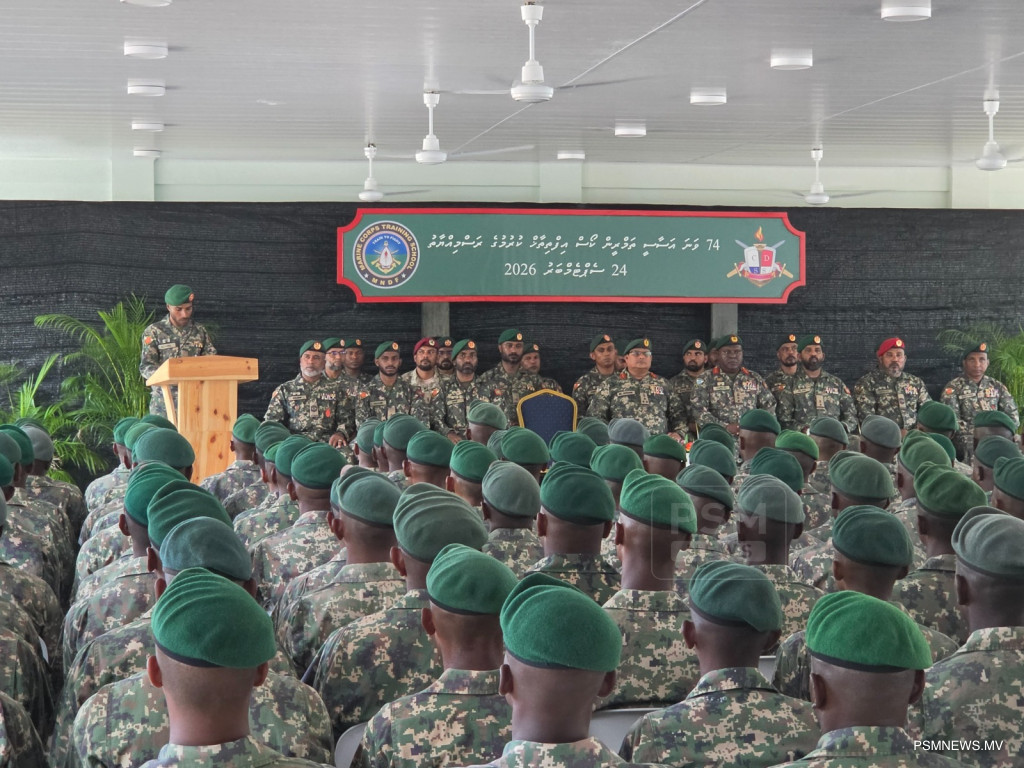ސިފައިންގެ 74ވަނަ އަސާސީ ތަމްރީނު ކޯސް ފަށައިފި