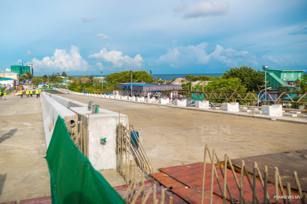 ތިލަމާލެ ބުރިޖު: މާލެއިން ވިލިމާލެއަށް ކުރިއަށްދަނީ ފިނިޝިން މަސައްކަތްތައް