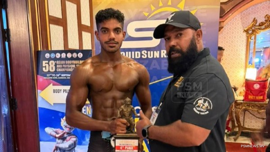 އޭޝިއަން ބޮޑީބިލްޑިން ޗެމްޕިއަންޝިޕުން އަޒްނީނަށް ރިހި މެޑަލް