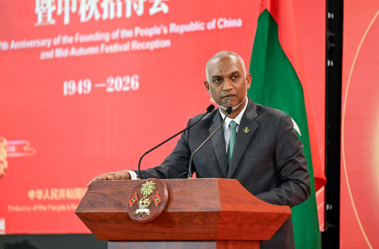 ރާއްޖޭގެ ތަރައްގީގައި ޗައިނާގެ ހިއްސާ ފެންނަނީ ދިވެހިންގެ ދިރިއުޅުމަށް އައި ކުރިއެރުމުން: ރައީސް