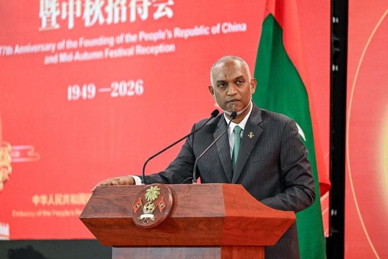 ޗައިނާއާ އެކު އޮތް ގުޅުމަކީ ރާއްޖޭގެ ތަރައްގީއަށް އެޅިފައިވާ ވަރުގަދަ ފާލަމެއް: ރައީސް