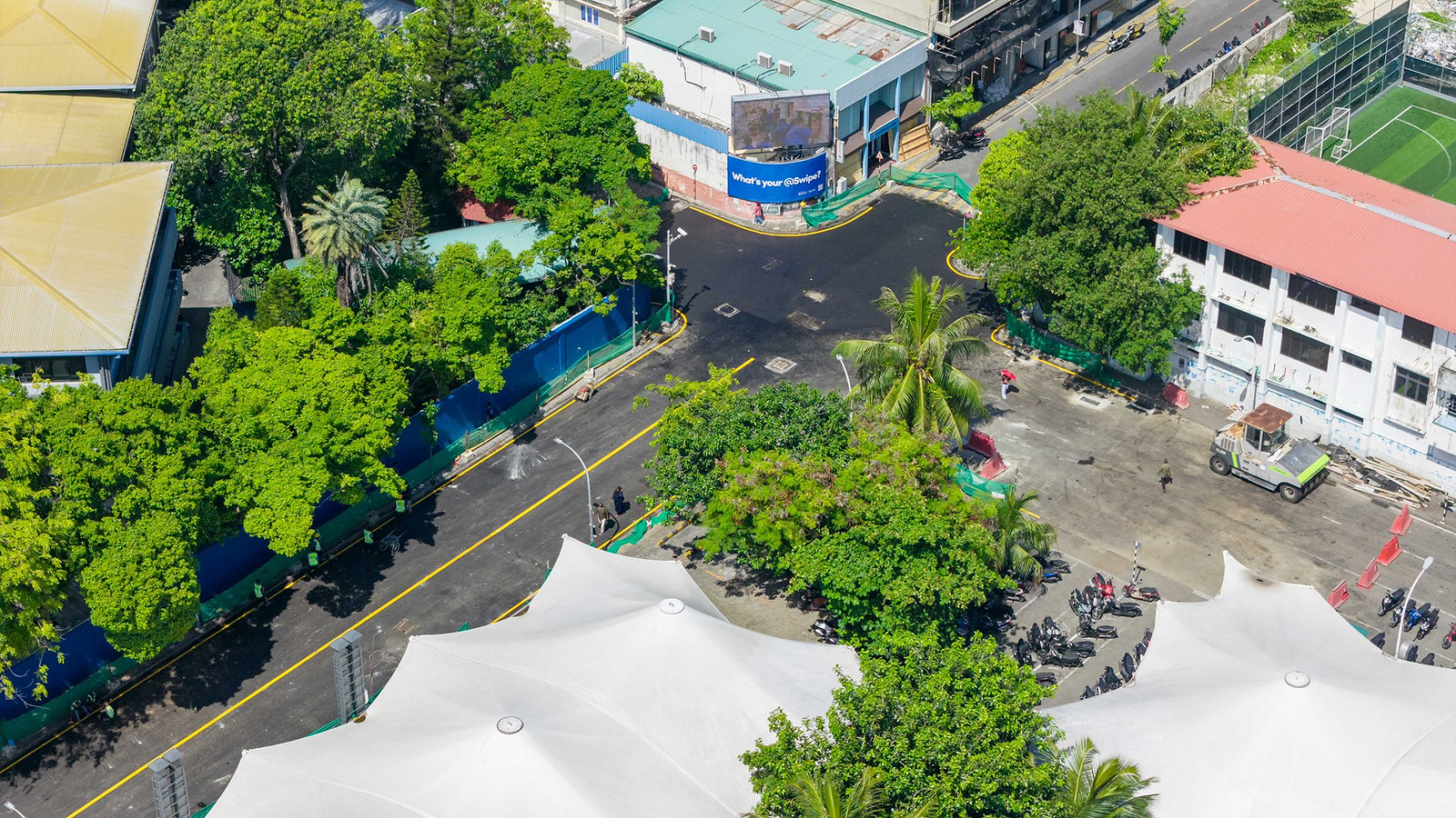 އަމީނީ މަގުގައި އަލުން ތާރު އެޅި ސަރަހައްދު އަންނަ އާދިއްތަ ދުވަހު އާންމުންނަށް ހުޅުވާލަނީ