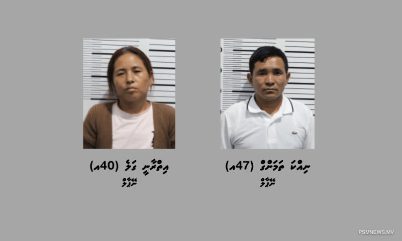ކިލޯއަކަށްވުރެ ގިނަ މަސްތުވާތަކެތި އެތެރެކުރަން އުޅުނު 2 މީހަކު ހައްޔަރުކޮށްފި