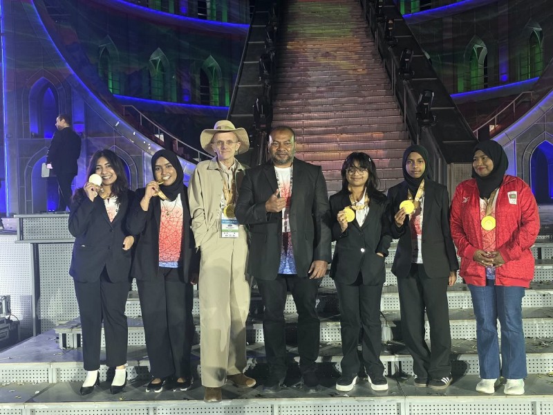 ޗެސް އޮލިމްޕިއާޑުން ދިވެހި އަންހެން ޓީމަށް ތާރީޚީ ރަން މެޑަލް